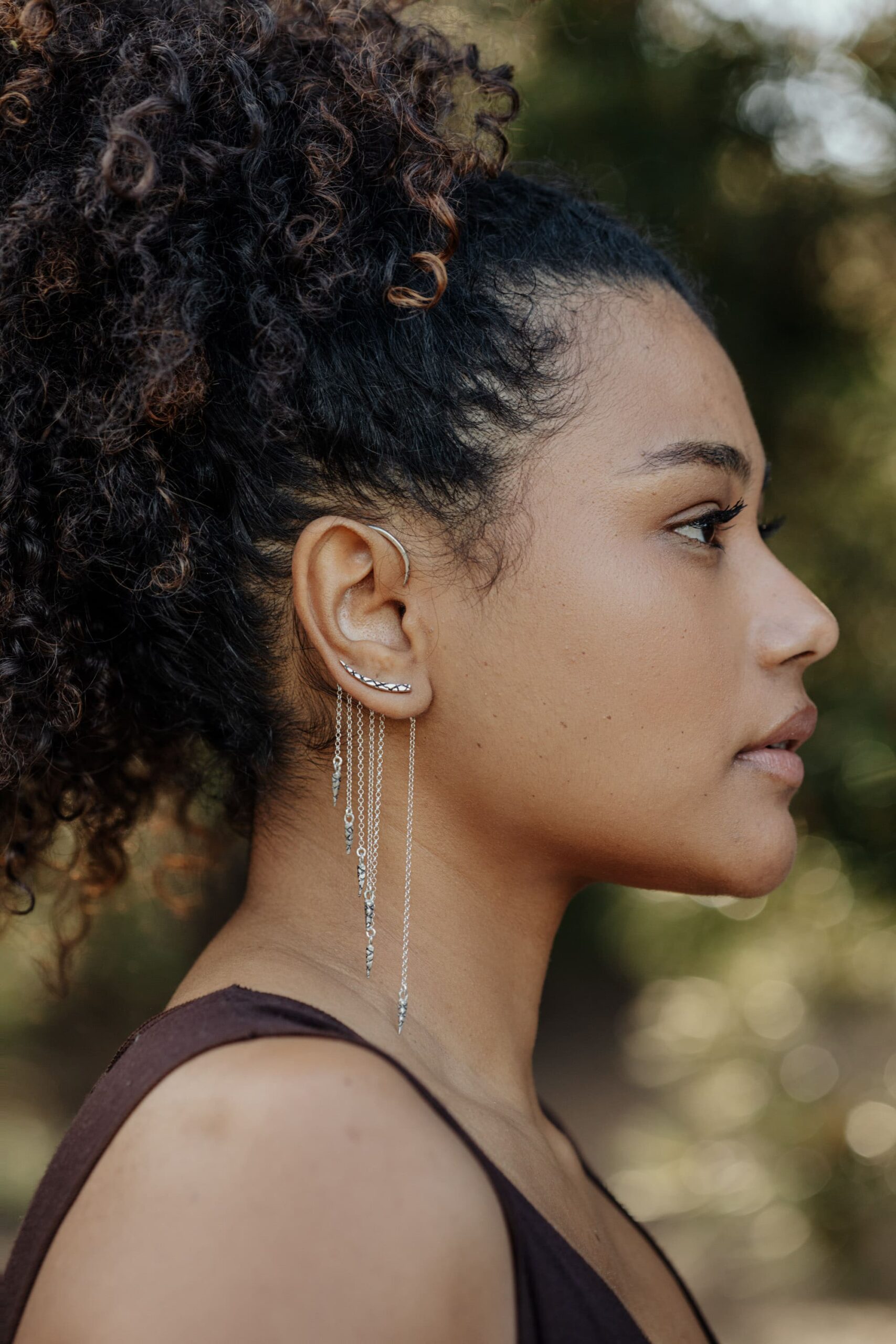 Pendiente ear cuff estilo tribal - Imagen 5