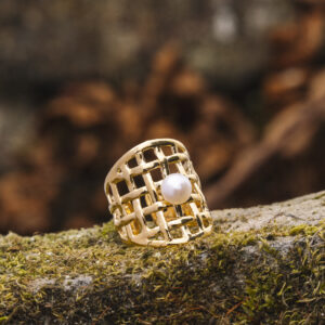 Anillo vida perla